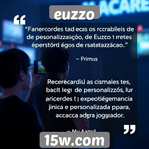 Gamers destacam recursos de personalização no Euzzo